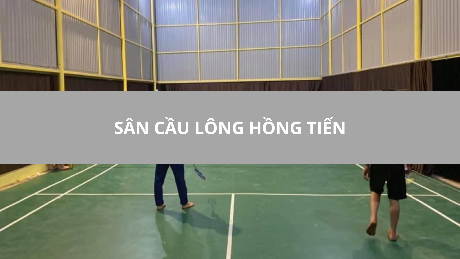 sân cầu lông Hồng Tiến, Phổ Yên, Thái Nguyên