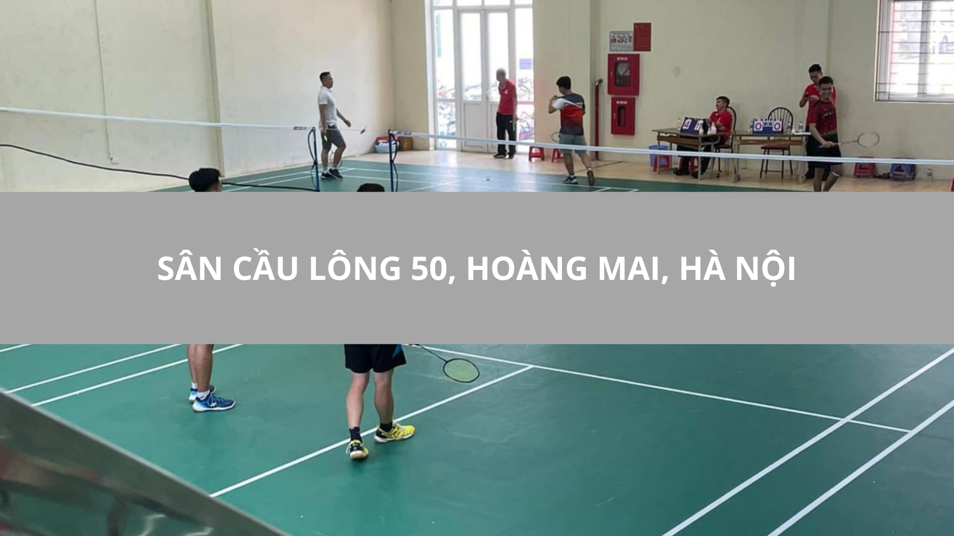 Sân cầu lông 50, Hoàng Mai, Hà Nội