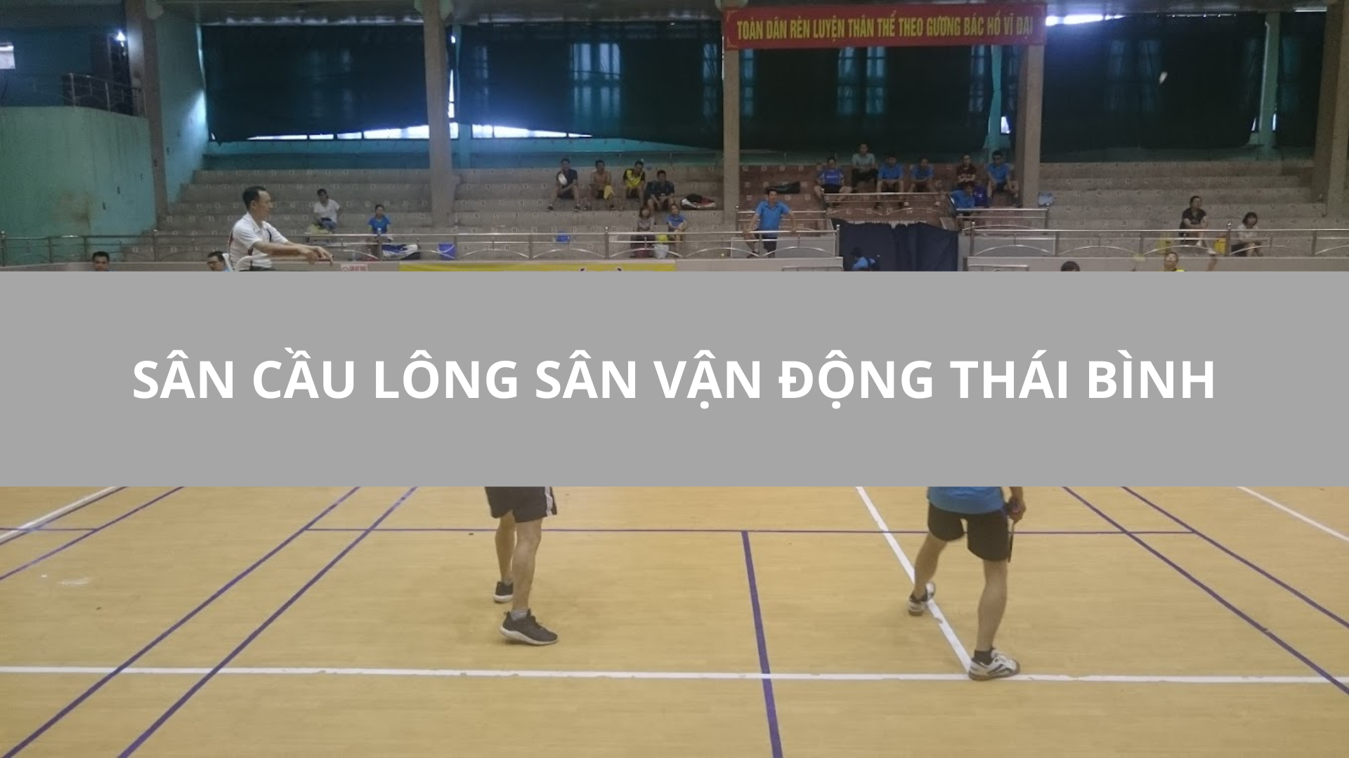 Sân cầu lông Sân vận động Thái Bình
