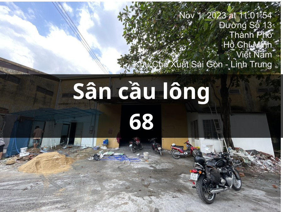 Sân cầu lông 68, Thủ Đức, Hồ Chí Minh