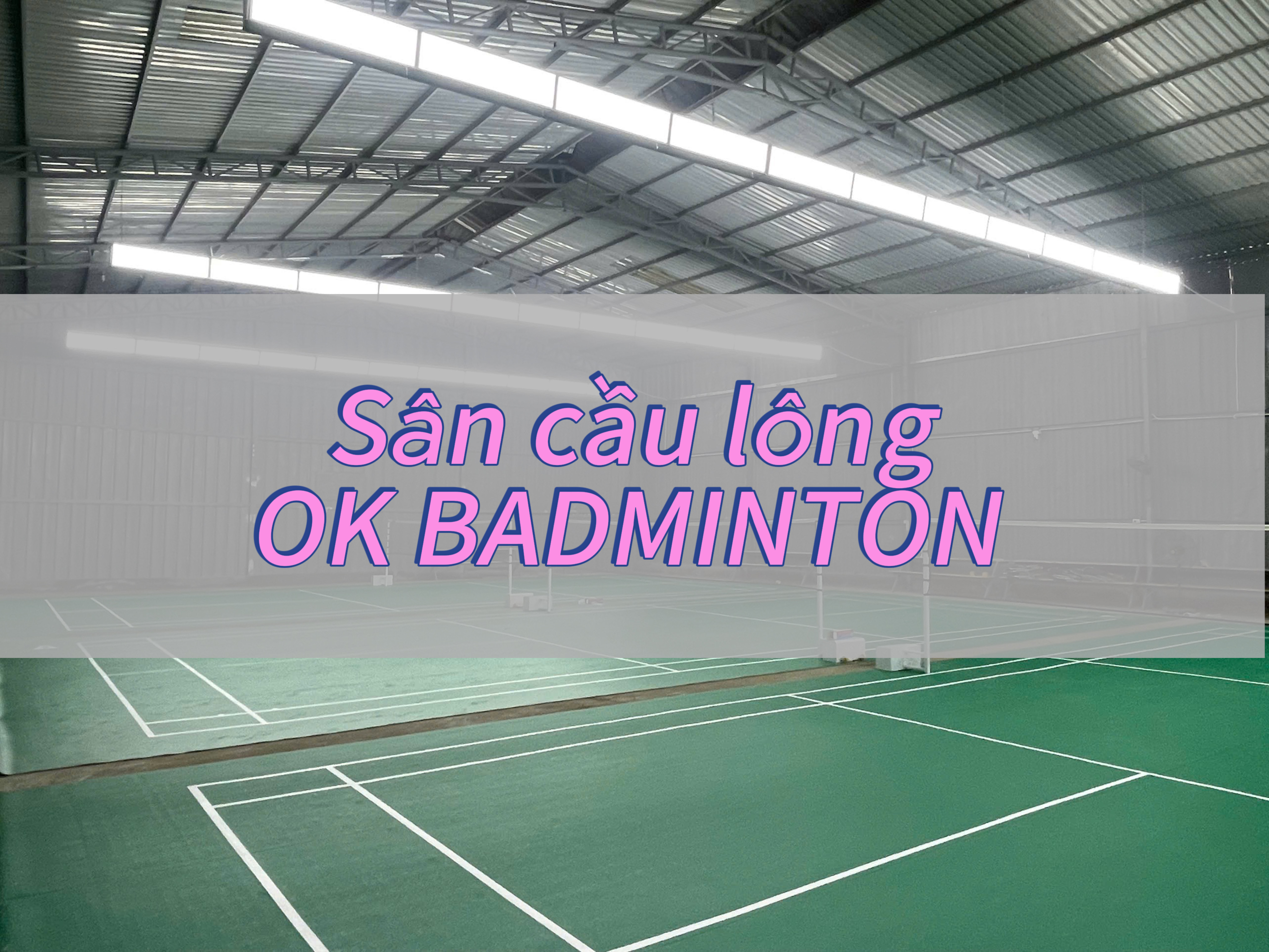 Sân cầu lông OK BADMINTON, Vinhome, Thủ Đức, Hồ Chí Minh