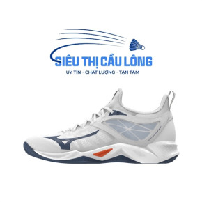 Giày Cầu Lông Mizuno Wave Dimension - Trắng Xanh