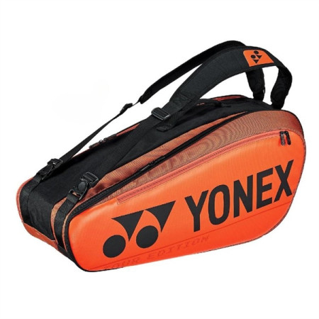 TÚI CẦU LÔNG YONEX BA 92026EX ĐEN CAM TRẮNG